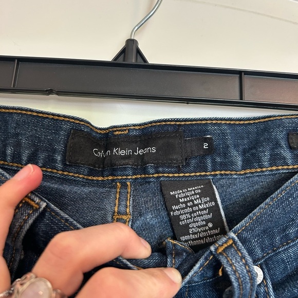 Vintage Calvin Klein low rise bootcut Classic Blue Jeans medium wash - Picture 6 of 11